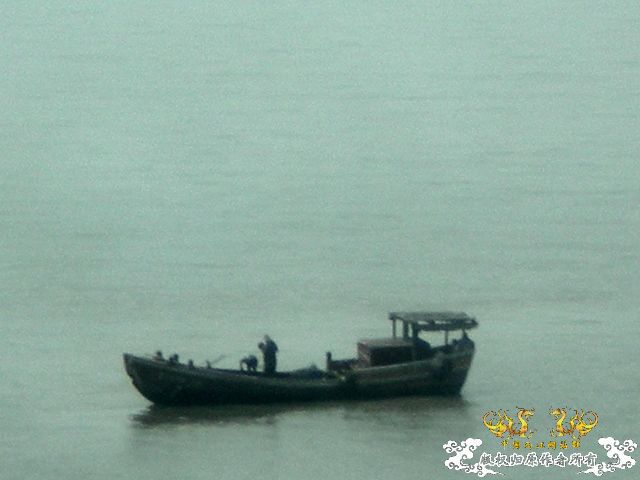 杭州湾的海上风景